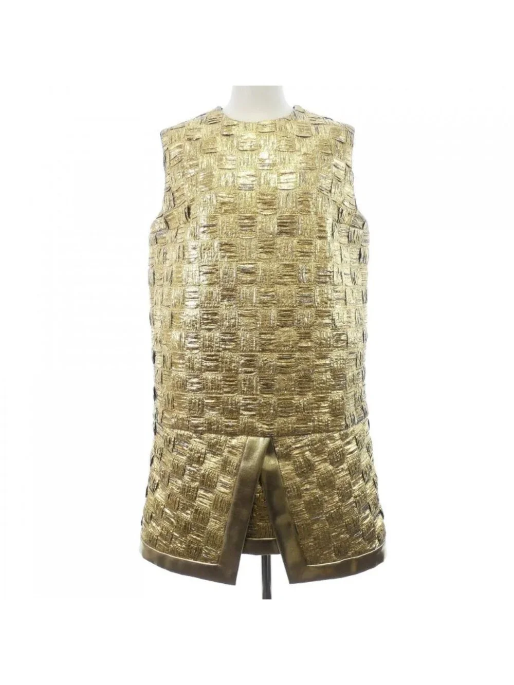 Louis Vuitton Gold Wave Tank Dress